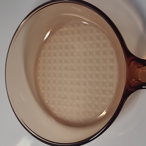 1)Corningware vision cookware amber glass saucer pan 7 "1/4"×1.5" France - Picture 2 of 3